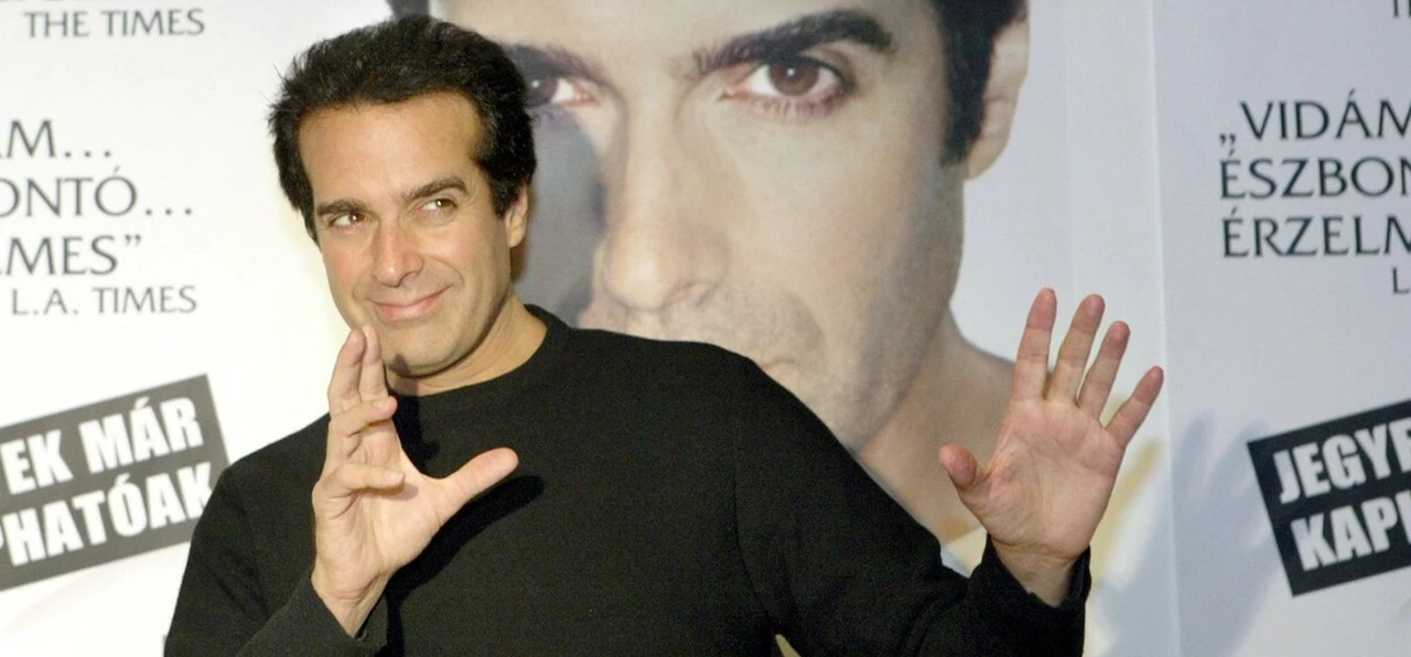 znany magik david copperfield