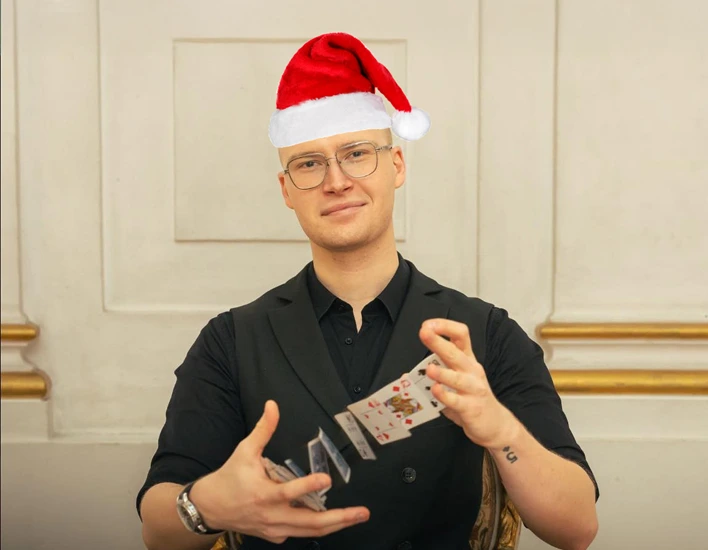 iluzjonista na mikołajki