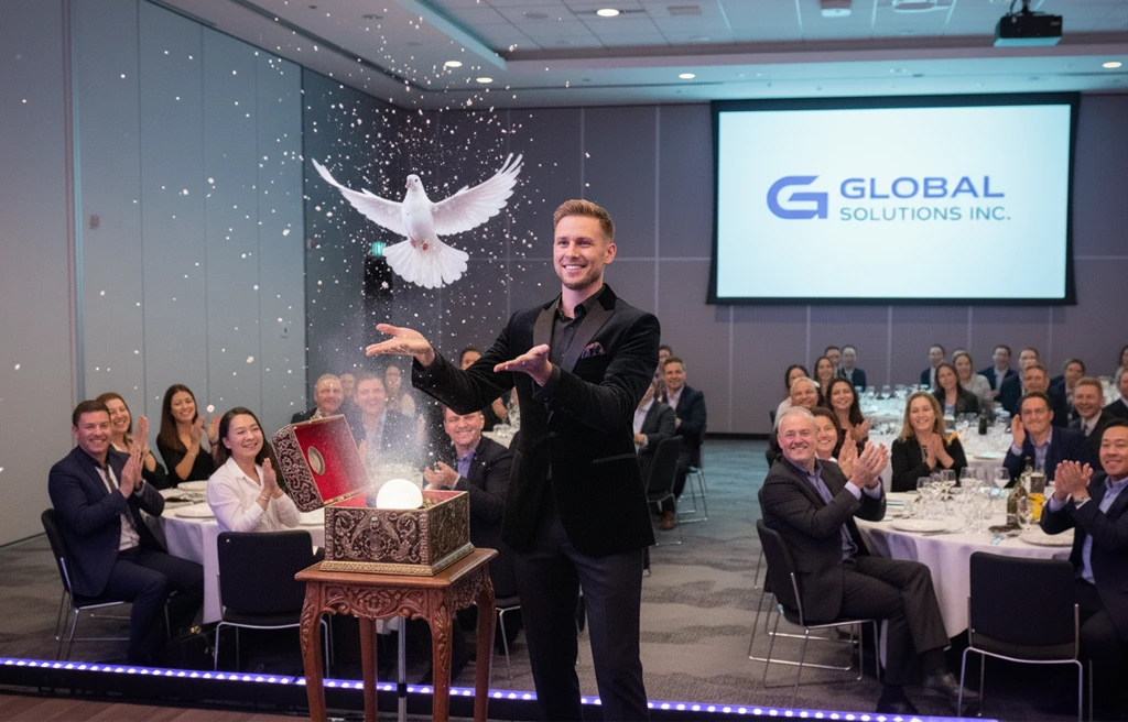 integracja zespołu pokaz iluzji na imprezach firmowych