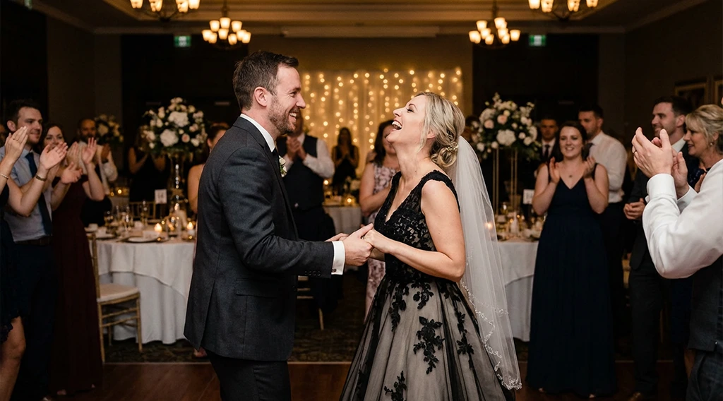 czarna suknia ślubna przesąd